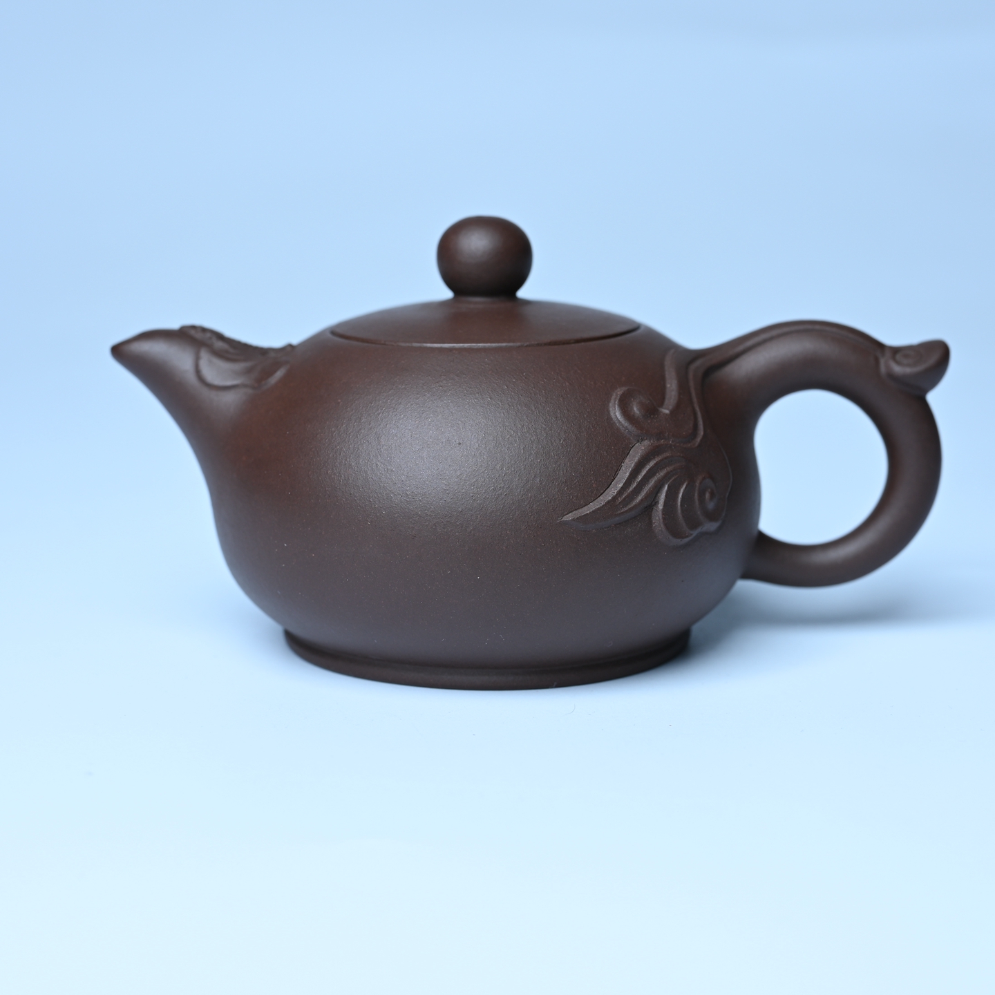美壶网紫砂壶手工手制老紫泥福在眼前壶 茶壶 茶具 150cc