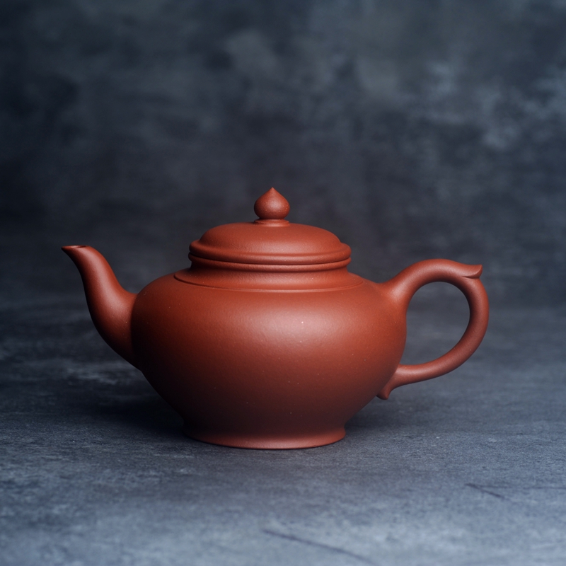 美壺網(wǎng)手工原礦紫砂壺金砂隱現(xiàn)老清水泥笑櫻壺 茶壺 茶具310cc