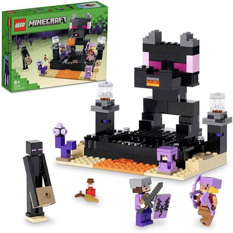 海外购lego乐高正品时尚我的世界熔岩/末影龙积木玩具