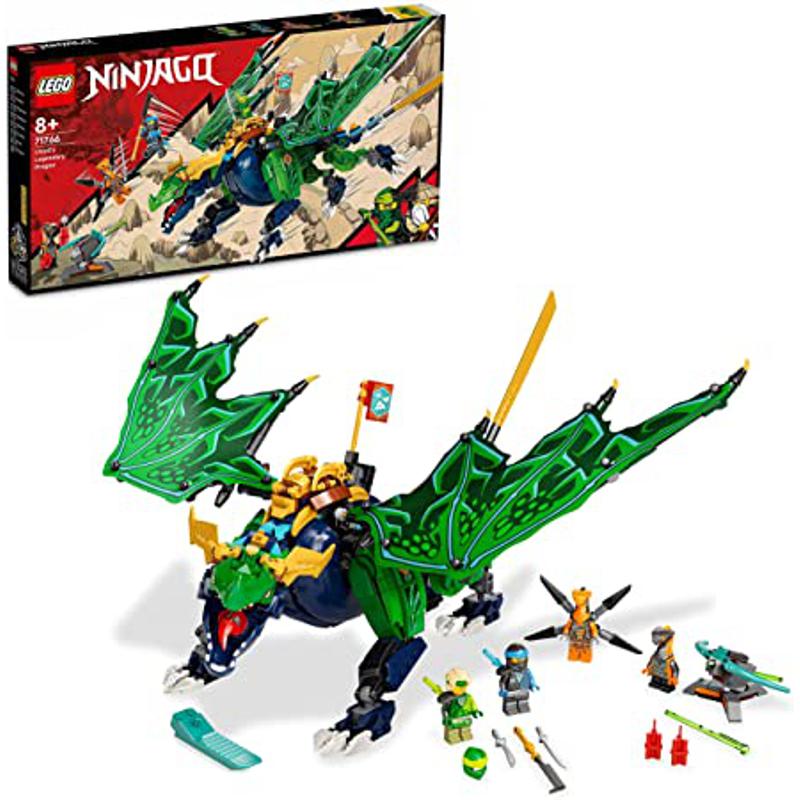 代购美国lego乐高正品幻影忍者洛伊的传说中的龙积木玩具71766