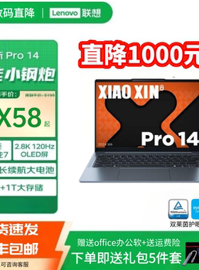 Lenovo/联想 小新 Pro 14/Air笔记本电脑轻薄办公学生网课游戏本