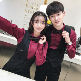 Q8781*新款经典纯色情侣服务员马甲情侣马甲工作服马褂P50，男装背心/马甲，星座717A