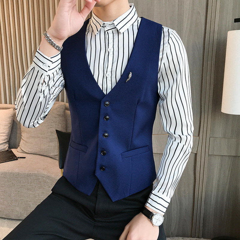 LP755-新款男韩版修身短款马甲KT夜店酒吧马甲工作服P50,男装背心/马甲,星座717A