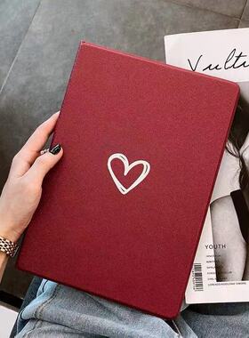 ipad2019.20.21新10.2寸红底ins爱心2021款pro11平板ipad567保护套air4/3/2/1休眠壳10.2寸