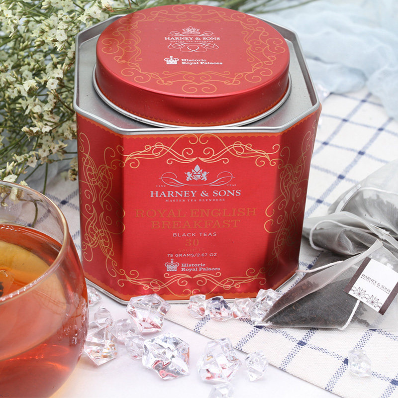 美国harney哈尼桑尔丝英式早餐下午茶三角茶包红茶袋泡茶冷泡英早