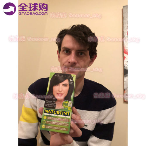 英国代购HB优然Naturtint纯天然植物无氨持久遮白发染发剂膏 色全