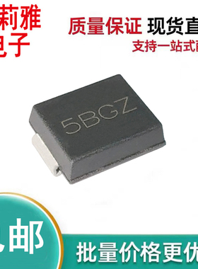 原装5.0SMDJ100CA-LF丝印5BGZ 瞬态抑制二极管双向5000W 100V SMC