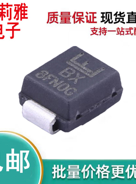 进口SMBJ22CA 丝印BX 原装TVS瞬态抑制二极管双向600W22V SMB维修