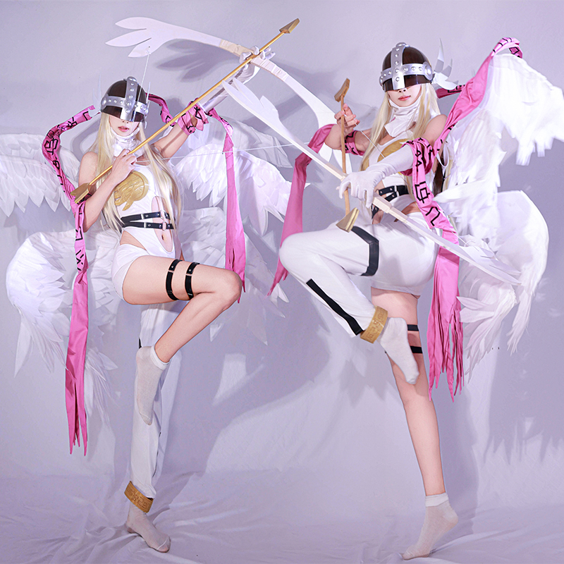 天女兽cos服装神圣天使数码宝贝cosplay衣服日本动漫服可穿搭现货