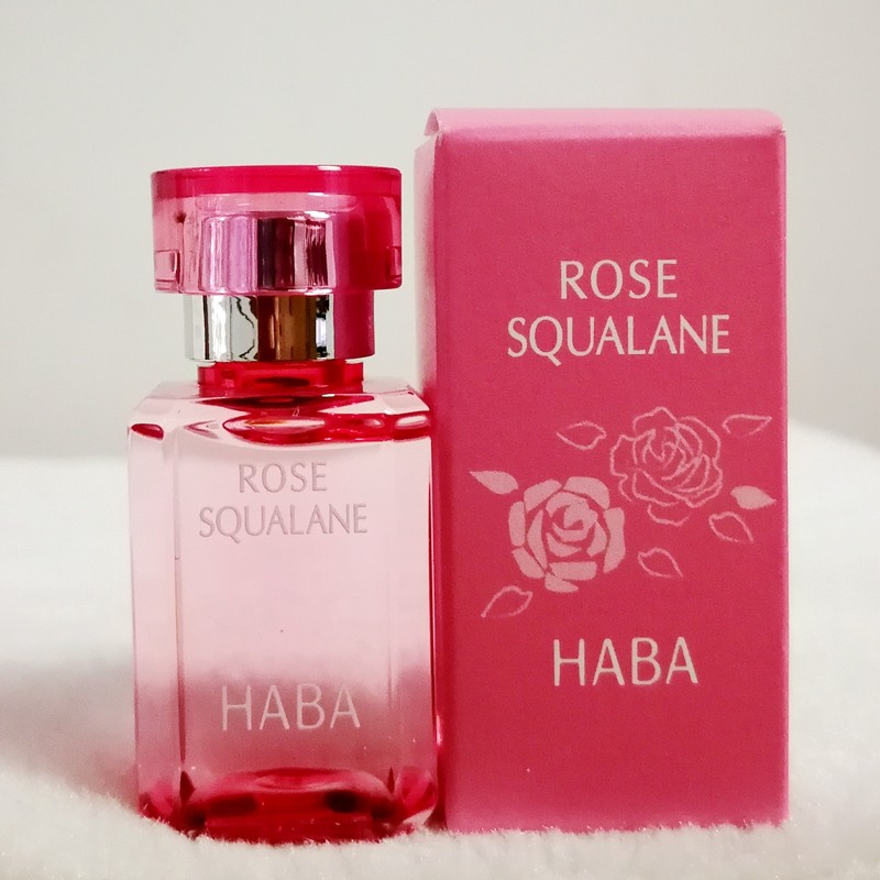 现货日本本土haba鲨烷纯美容油玫瑰限定精华油15ml无添加30ml面霜