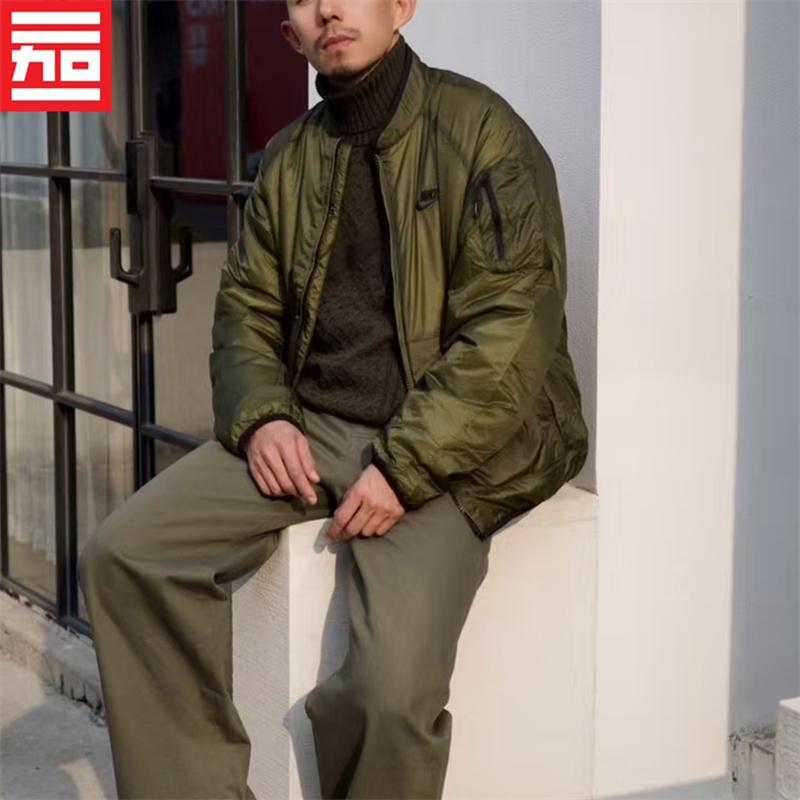 Nike耐克男子款秋冬休闲机能运动保暖百搭防风棉服夹克FB7859-325