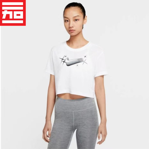 Nike耐克短款训练女子短袖T恤