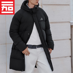 Adidas阿迪达斯男女长款保暖连帽休闲羽绒服KQ5514 KR0935 KQ5516