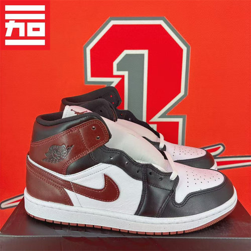 Air Jordan 1 MID男款AJ1休闲经典百搭高帮板鞋HF3216-FN5215-102