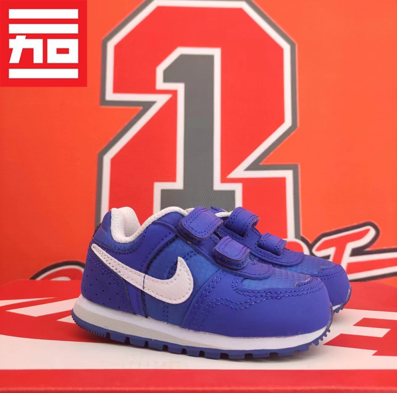 nike婴童款魔术贴轻便跑步鞋