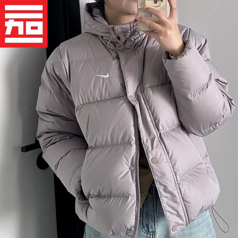 运动休闲防风保暖连帽羽绒服外套