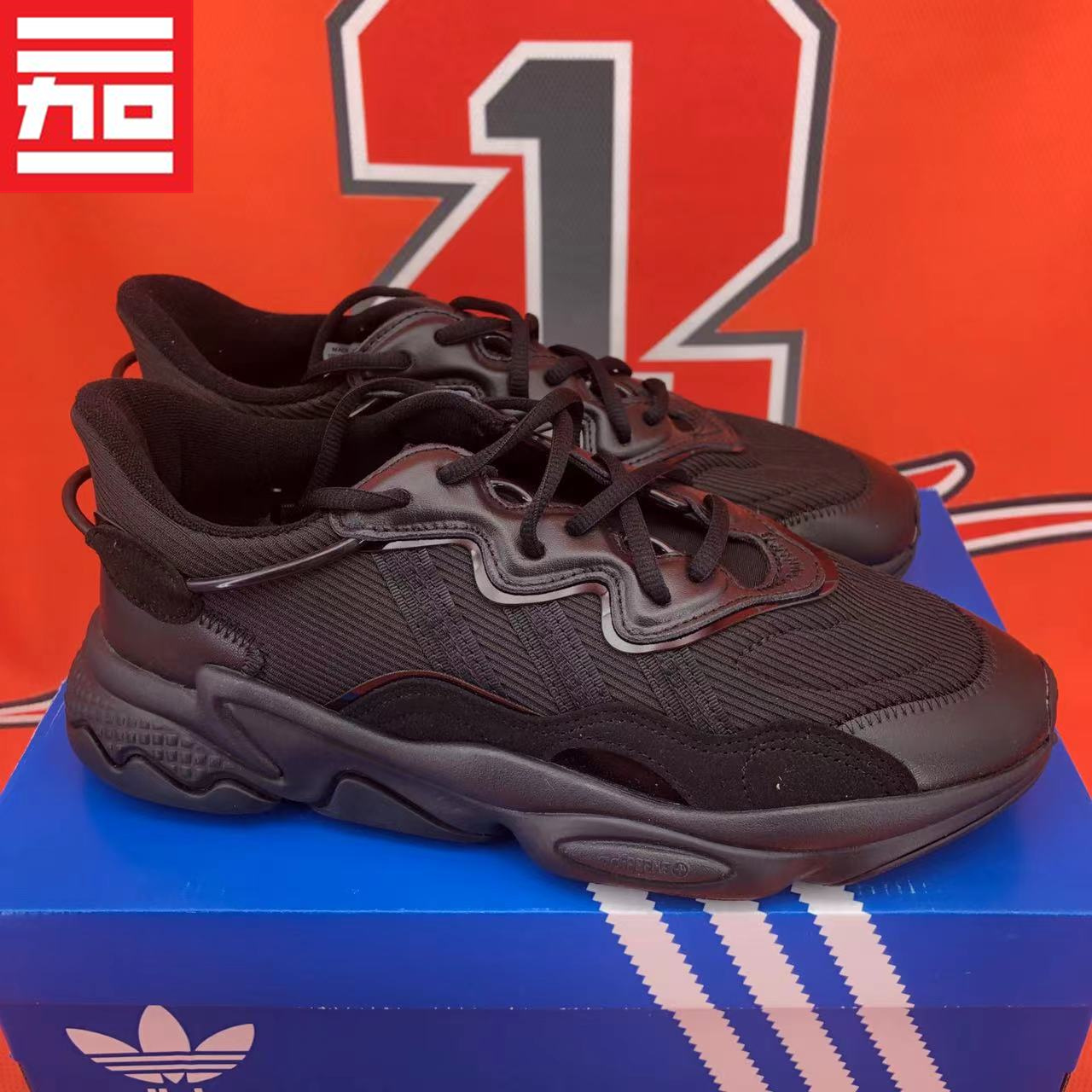 adidas三叶草男灰休闲鞋
