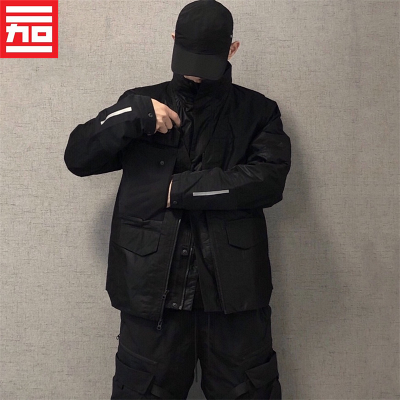 NIKE耐克男子秋冬款防风经典机能休闲舒适棉服外套夹克CK0698-010