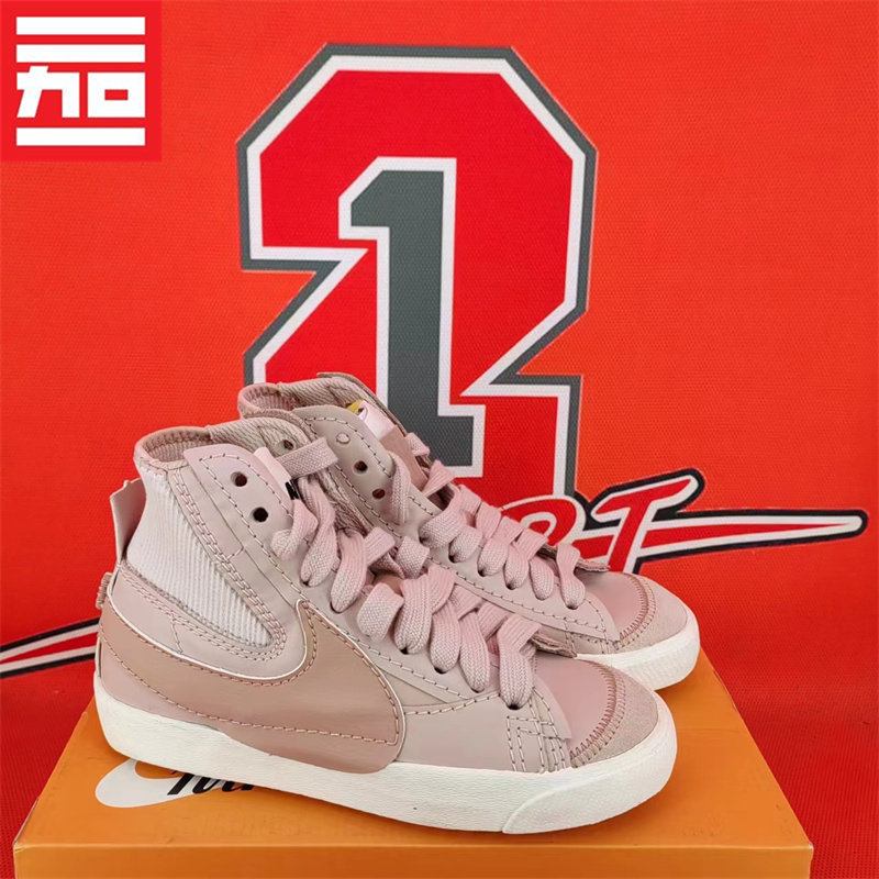 Nike耐克Blazer耐克女款经典复古休闲高帮板鞋DQ1471-101-600-100
