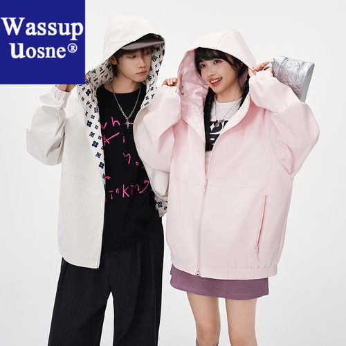 Wassup Uosne春季秋季夏季户外休闲百搭潮流防风ma1美式男款工装