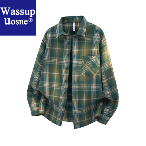 Wassup Uosne时尚休闲宽松复古春200300亚麻长6080岁夏季免烫痞帅 - 封面