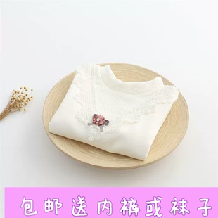 秋冬款童装韩女童打底衫儿童纯棉长袖衬衫加绒长袖t恤上衣蝴蝶结