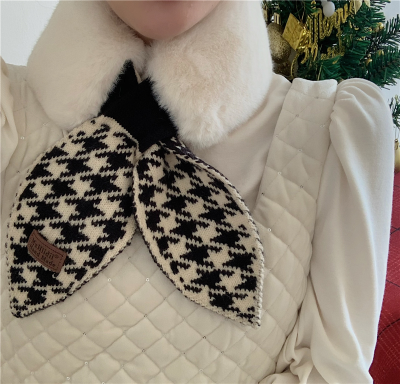 Real price ~ winter literary style soft and delicate wool scarf warm imitation rabbit hair false collar collar collar