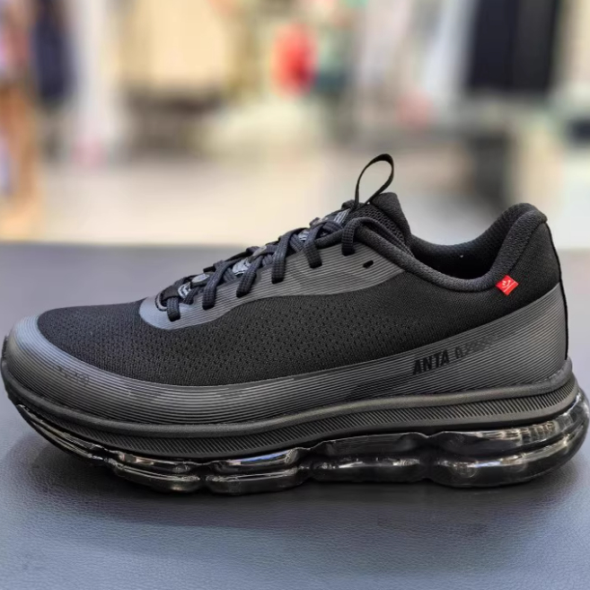 安踏正品弹力胶男鞋2025春新款缓震橡胶软底运动跑步鞋112515501