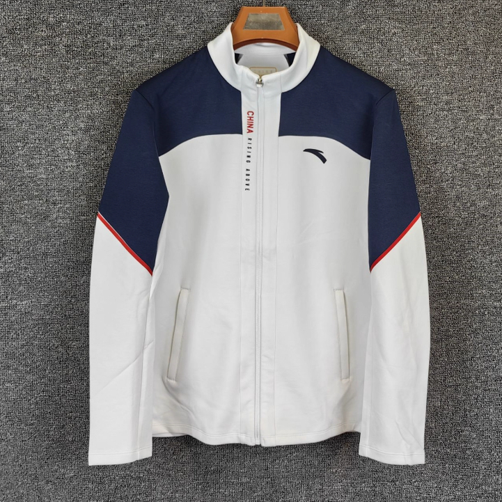 安踏正品男装2025秋新款综训立领开衫休闲针织运动上衣152537712