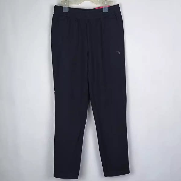 安踏正品女装2024冬新款潮流休闲直筒综训针织运动长裤162447303图片