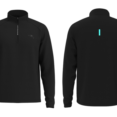 安踏正品男装2025冬新款立领户外半拉链薄绒长袖针织衫152545403N