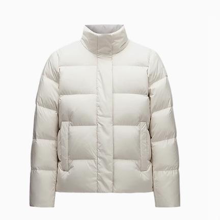 安踏正品女装2024冬新款时尚立领防泼水休闲运动羽绒服162447915图片