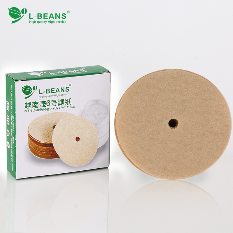 l-beans100片原木质纤维咖啡壶