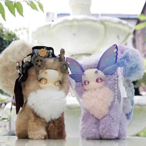 兔兔龙猫猫龙魔法学院摆件