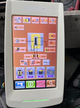 大豪电控触摸屏MASC-500A操作屏中捷中屹1790锁眼机缝纫机显示屏