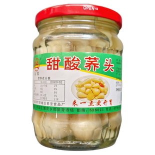 下饭菜泡菜咸菜下饭咸菜菜腌制蒜头荞头甜酸荞头下饭菜瓶装