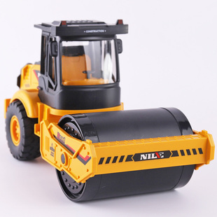 儿童修路车压路机玩具车惯性耐摔大号工程车男孩宝宝手推压平机