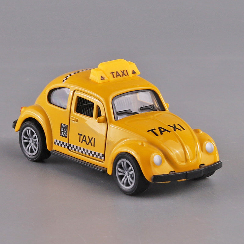 甲壳虫迷你合金出租车模型双开门玩具车儿童回力小汽车男孩口袋车,玩具/童车/益智/积木/模型,惯性/回力/滑行玩具,淘宝优惠券,粉丝福利购,淘宝优惠卷