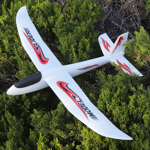 1米大号手抛飞机儿童手抛滑翔机固定翼飞行男孩宝宝拼装玩具户外