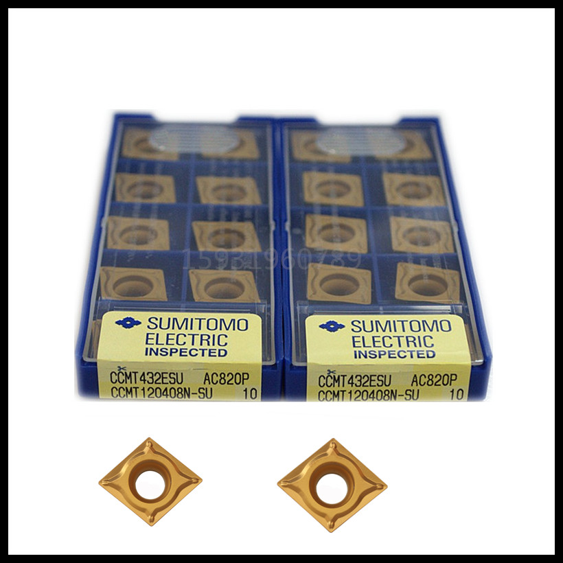 日本住友 数控刀片CCMT120408N-SU AC820P 120404N-SU 进口车刀粒