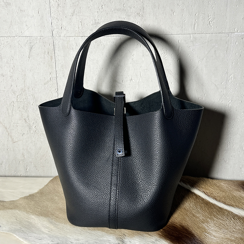 全新欧美时尚无肩带菜篮形女包