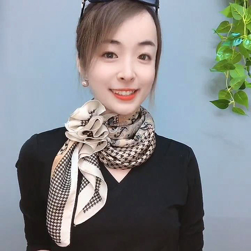丝巾女秋冬季时尚洋气小方巾高档仿真丝空姐领巾保暖围巾护颈围脖,服饰配件/皮带/帽子/围巾,围巾/丝巾/披肩,淘宝优惠券,粉丝福利购,淘宝优惠卷