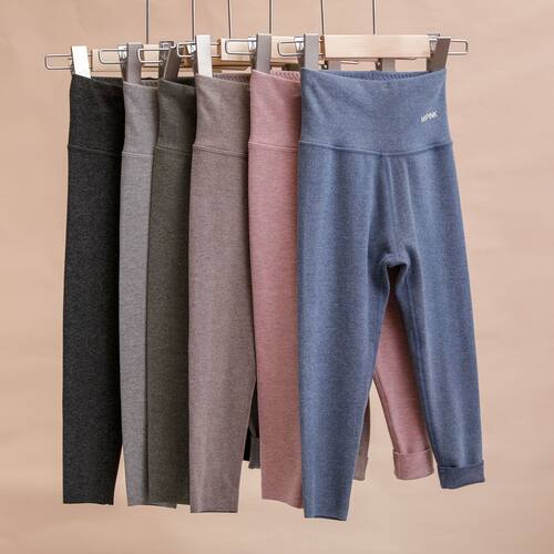 Mipink果果高腰护肚保暖裤