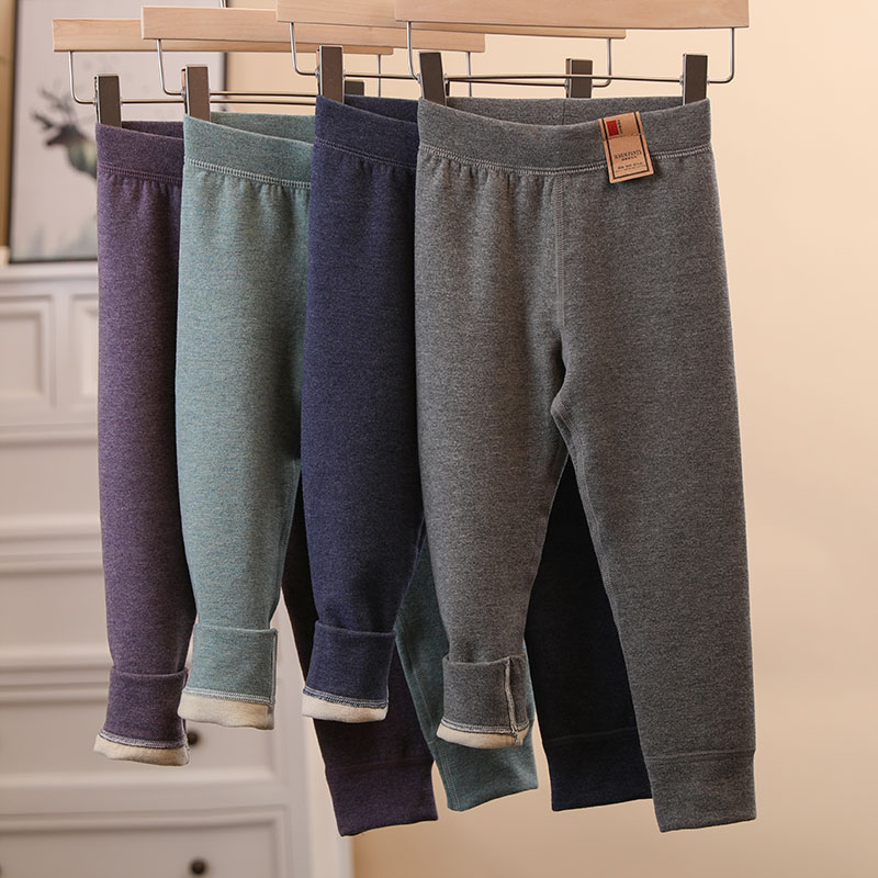 彼迪宝贝德绒内穿中大童保暖裤