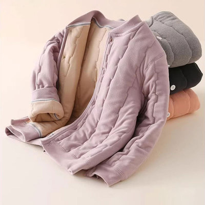 芭比绒儿童棉衣校服神器