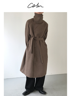 COLN50羊毛2way翻领大衣主打1个好穿又好搭 冬日也能打破臃肿造型