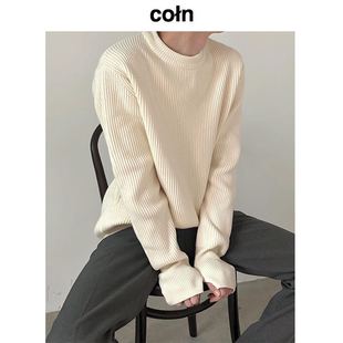 设计 连袖 圆领纯色毛衣能不i吗？ 拥有心机又保暖实用 COLN