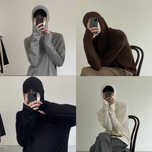 连帽 真 舒服 这件连帽T恤打底衫 值得好多感叹号 连袖 COLN加绒