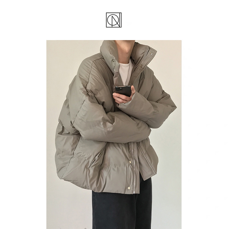 COLN冬季短版廓形加厚棉服