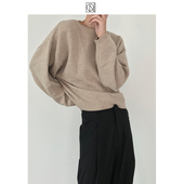 Classic short 经典 COLN 系列 wool knit纯色宽松蝙蝠袖 毛衣